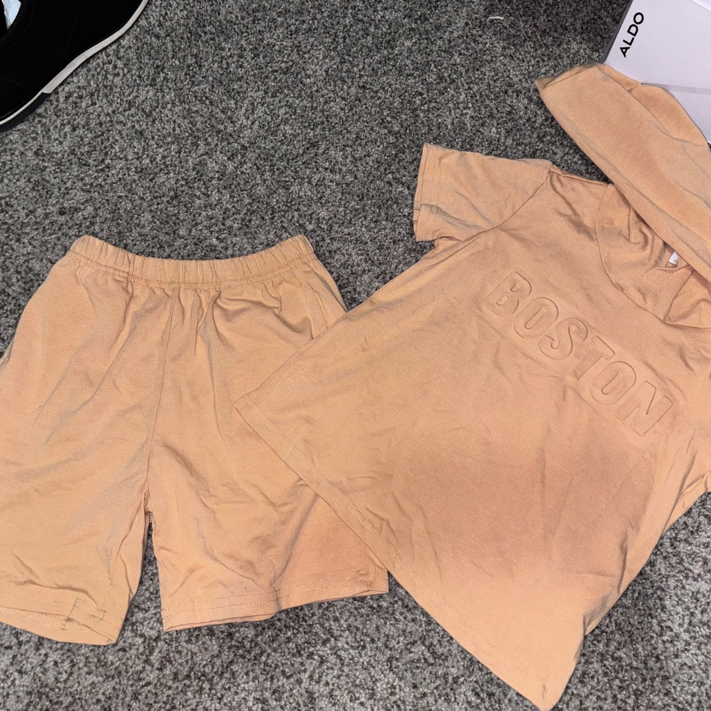 Kids hoodie and shorts set